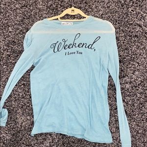 Turquoise long sleeve